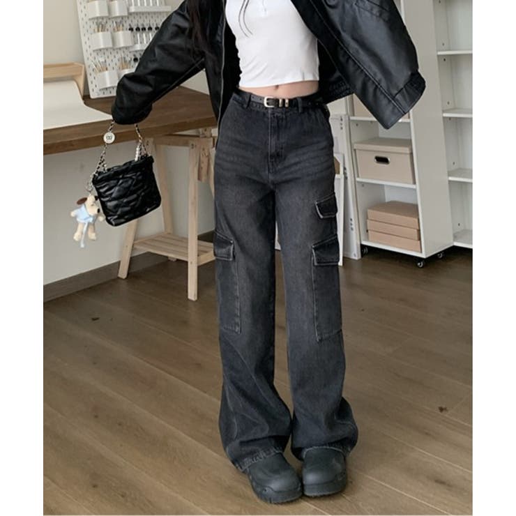 カーゴワイドデニムパンツ | by muni:r | 詳細画像3 