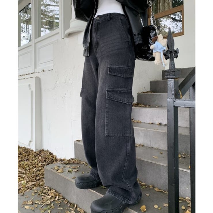 カーゴワイドデニムパンツ | by muni:r | 詳細画像7 