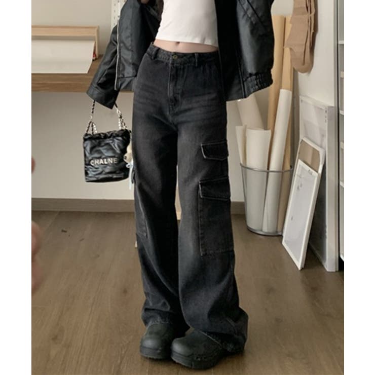 カーゴワイドデニムパンツ | by muni:r | 詳細画像9 