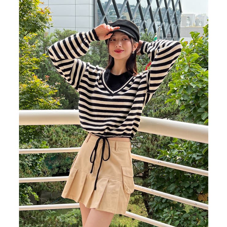 レイヤードホルターネックストリングニット | by muni:r | 詳細画像12 