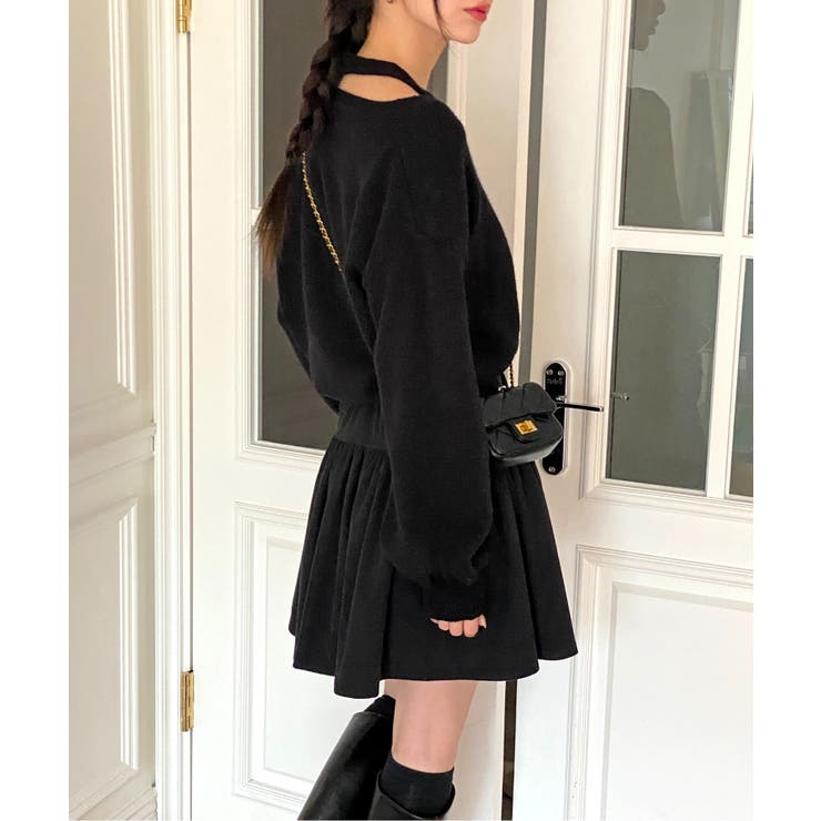 レイヤードホルターネックストリングニット | by muni:r | 詳細画像31 