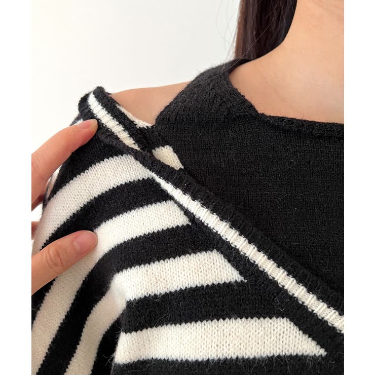 レイヤードホルターネックストリングニット | by muni:r | 詳細画像46 