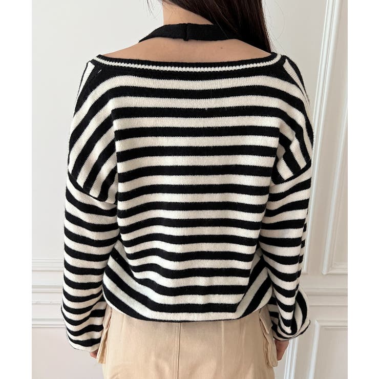 レイヤードホルターネックストリングニット | by muni:r | 詳細画像50 