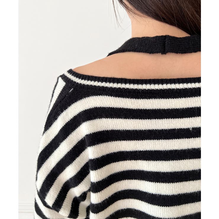 レイヤードホルターネックストリングニット | by muni:r | 詳細画像51 