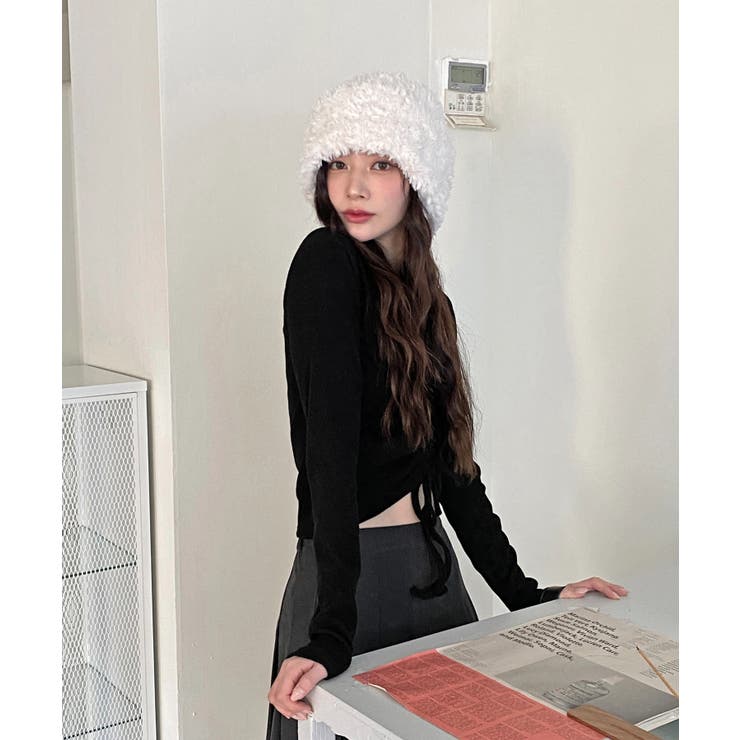 シャーリングフードニット | by muni:r | 詳細画像17 