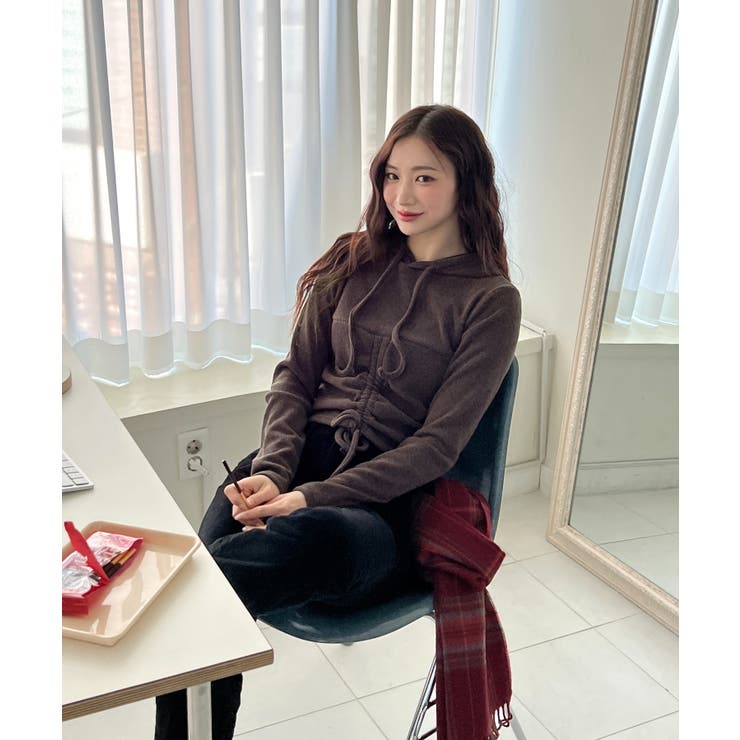 シャーリングフードニット | by muni:r | 詳細画像41 