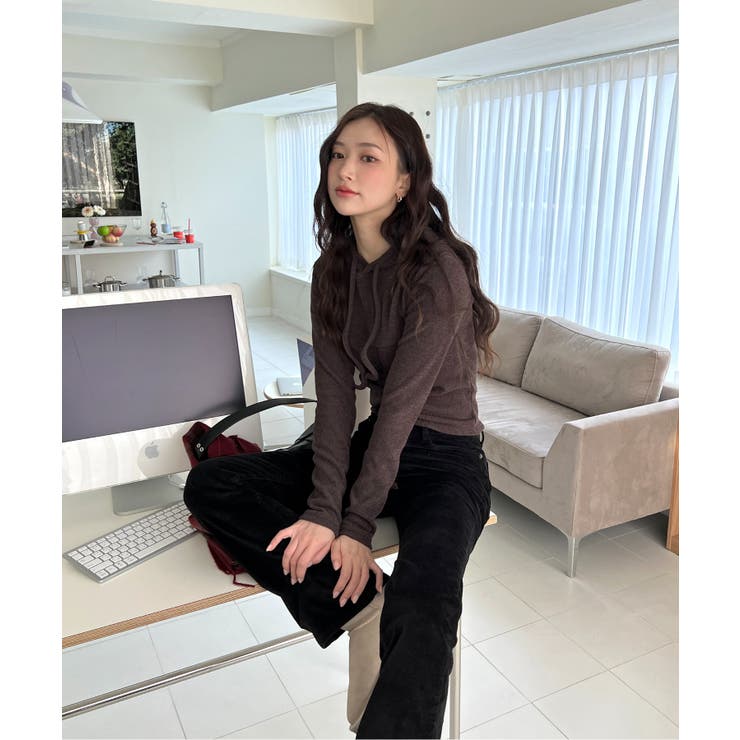 シャーリングフードニット | by muni:r | 詳細画像44 