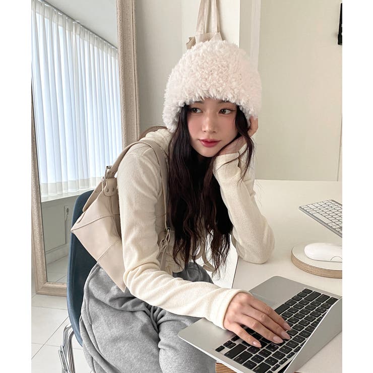 シャーリングフードニット | by muni:r | 詳細画像50 