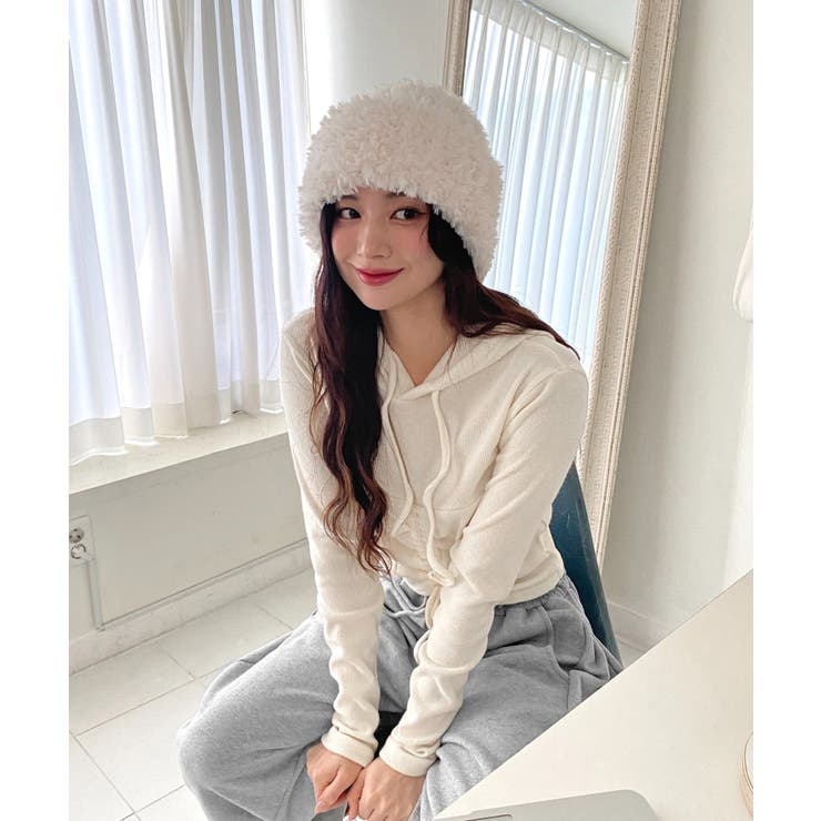 シャーリングフードニット | by muni:r | 詳細画像55 