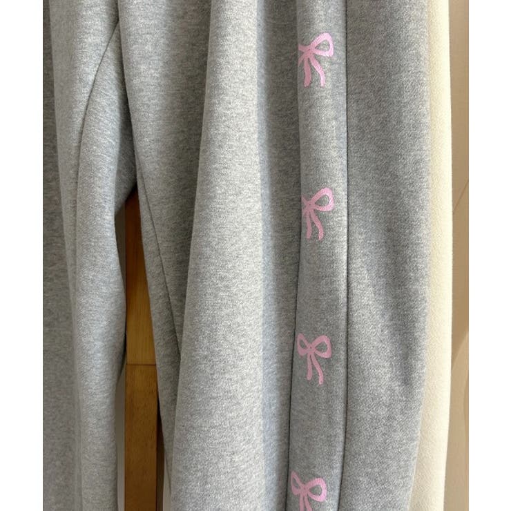 リボンプリントジョガーパンツ | by muni:r | 詳細画像25 