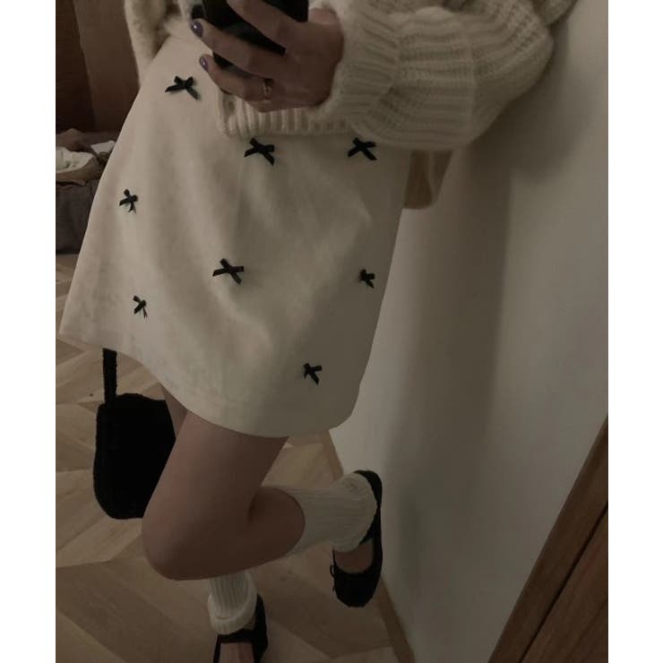 ベルベットリボンミニスカート | by muni:r | 詳細画像1 