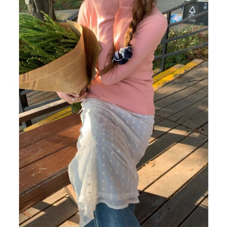 フラワーレースレイヤードワンピース | by muni:r | 詳細画像24 