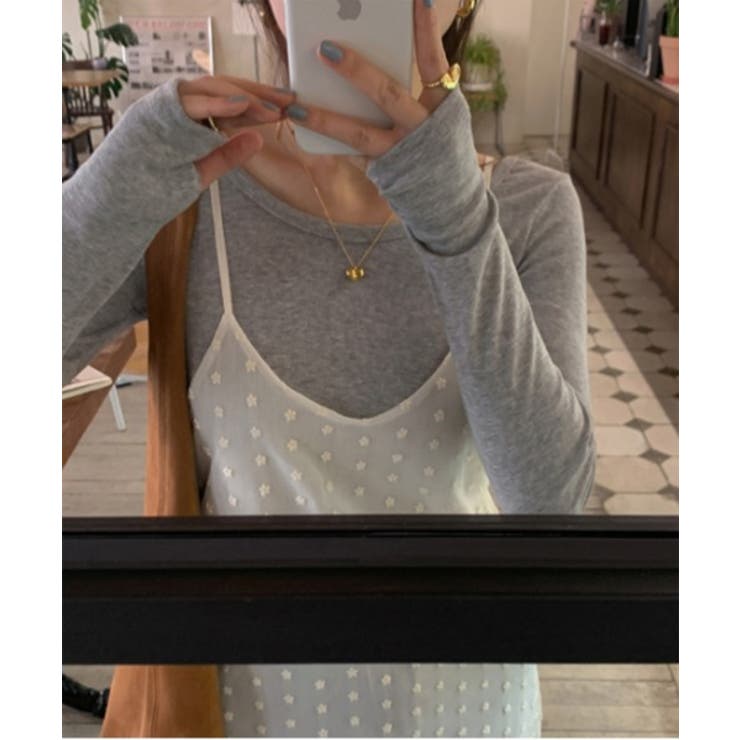 フラワーレースレイヤードワンピース | by muni:r | 詳細画像3 