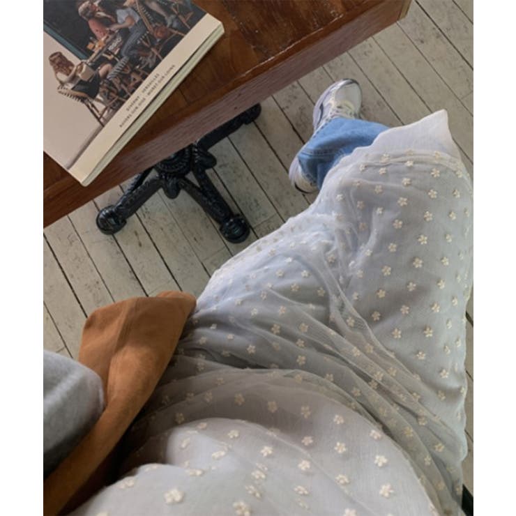 フラワーレースレイヤードワンピース | by muni:r | 詳細画像4 