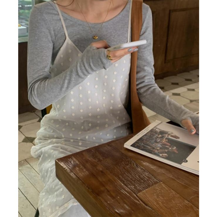 フラワーレースレイヤードワンピース | by muni:r | 詳細画像9 