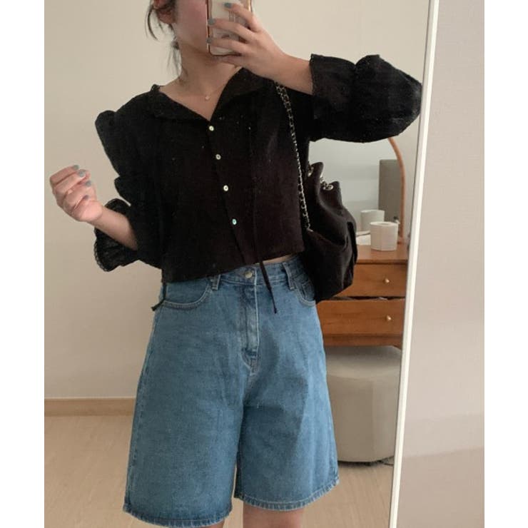 ピュアパンチングレースブラウス | by muni:r | 詳細画像10 