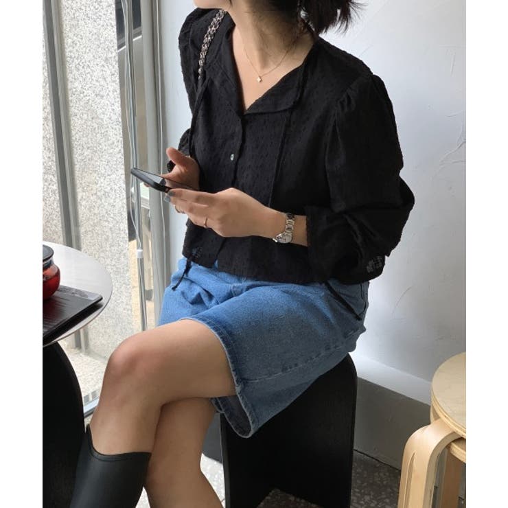 ピュアパンチングレースブラウス | by muni:r | 詳細画像13 