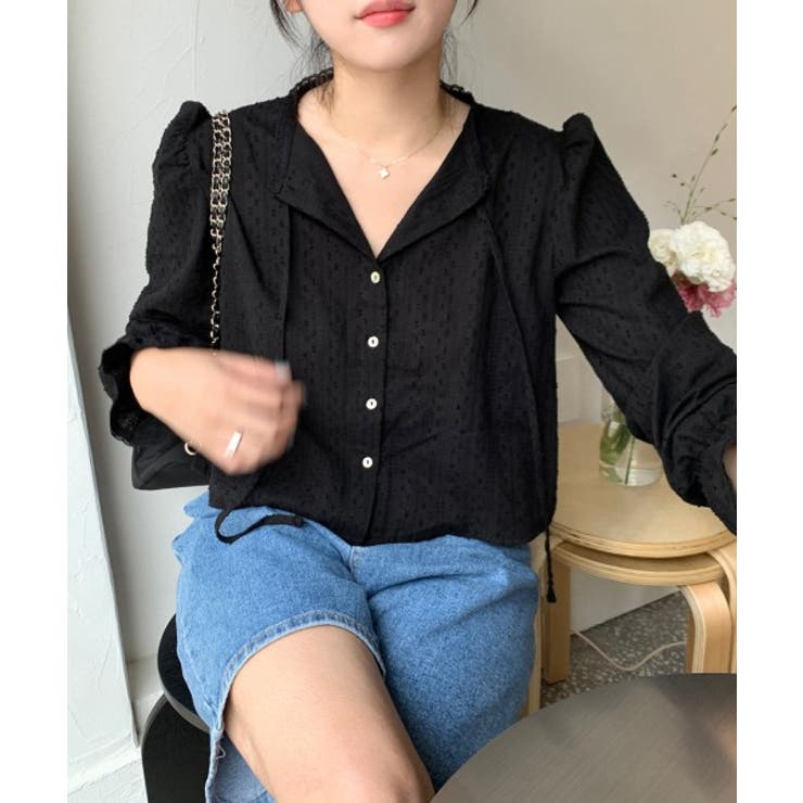 ピュアパンチングレースブラウス | by muni:r | 詳細画像14 