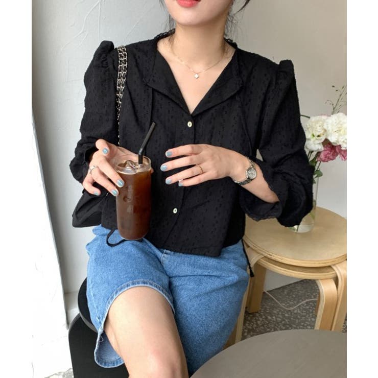 ピュアパンチングレースブラウス | by muni:r | 詳細画像15 