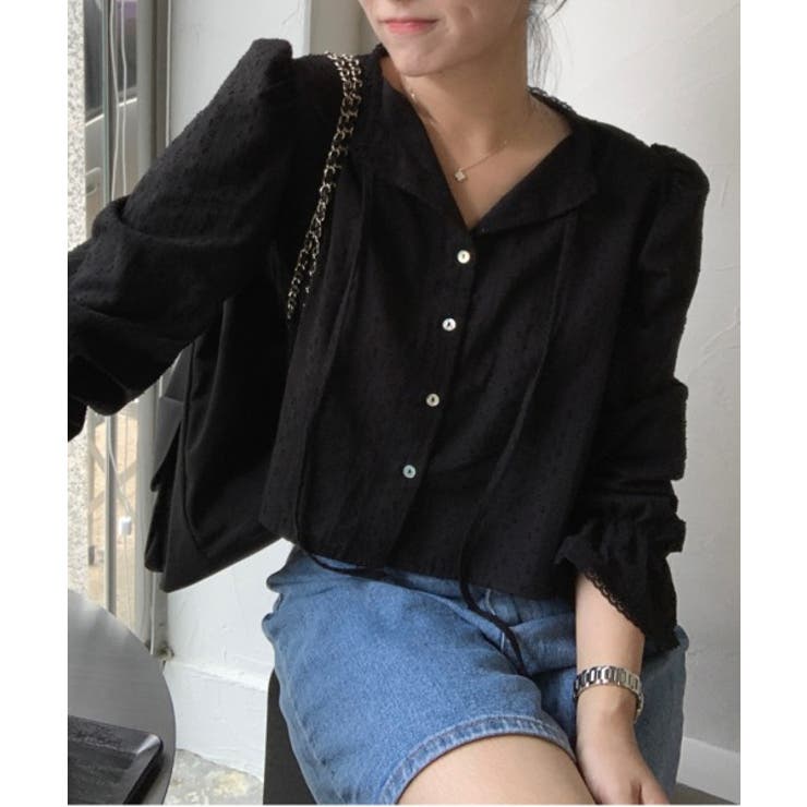 ピュアパンチングレースブラウス | by muni:r | 詳細画像19 