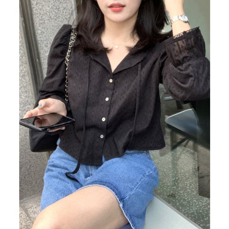 ピュアパンチングレースブラウス | by muni:r | 詳細画像23 