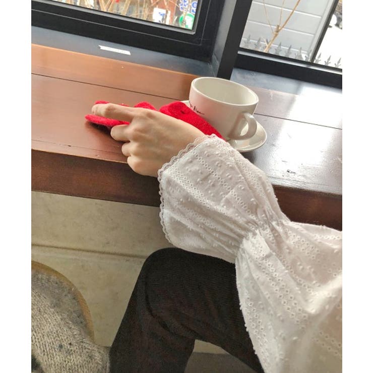 ピュアパンチングレースブラウス | by muni:r | 詳細画像3 