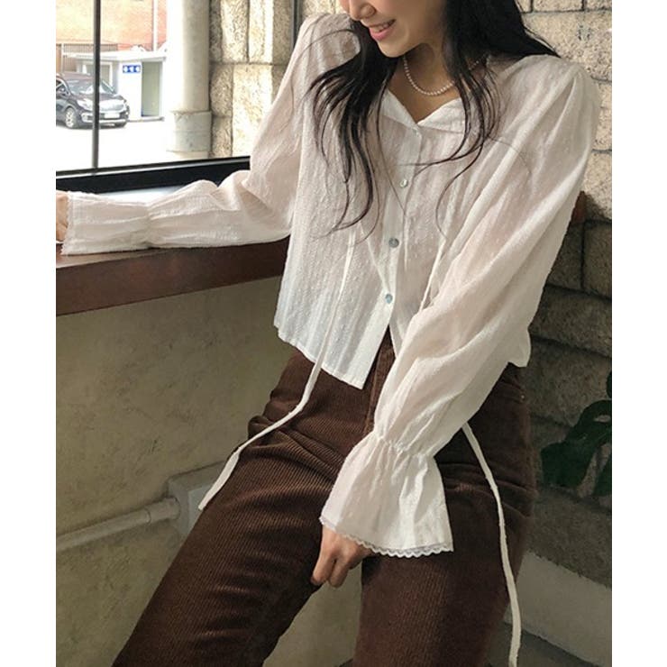 ピュアパンチングレースブラウス | by muni:r | 詳細画像6 