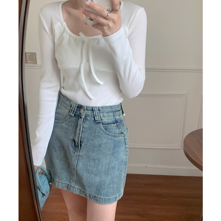 新品タグ付き　Blumarine リボンラインストーンTシャツ サイズ40 白 Pitta Re:)】 ラム混ゆるニットプルオーバー レディース(M オフ