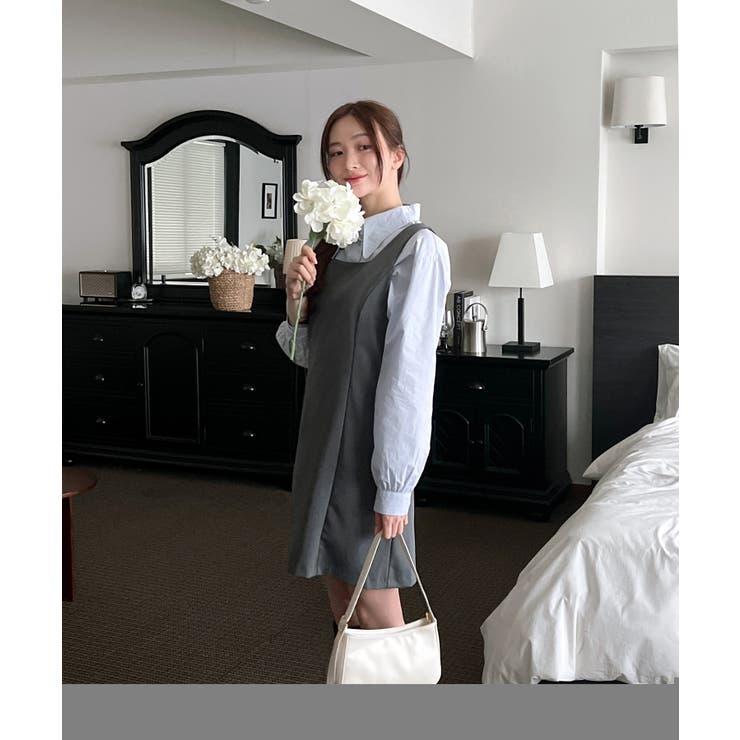 バックポイントスリットノースリーブワンピース[品番：FROW0001321