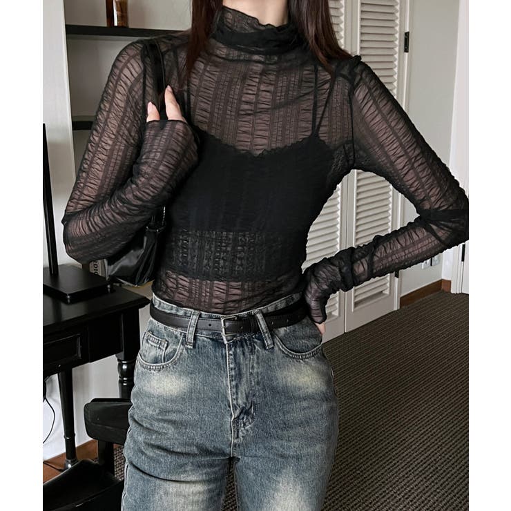 ロマンチックシアータートルネック | by muni:r | 詳細画像45 