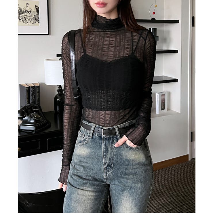 ロマンチックシアータートルネック | by muni:r | 詳細画像56 