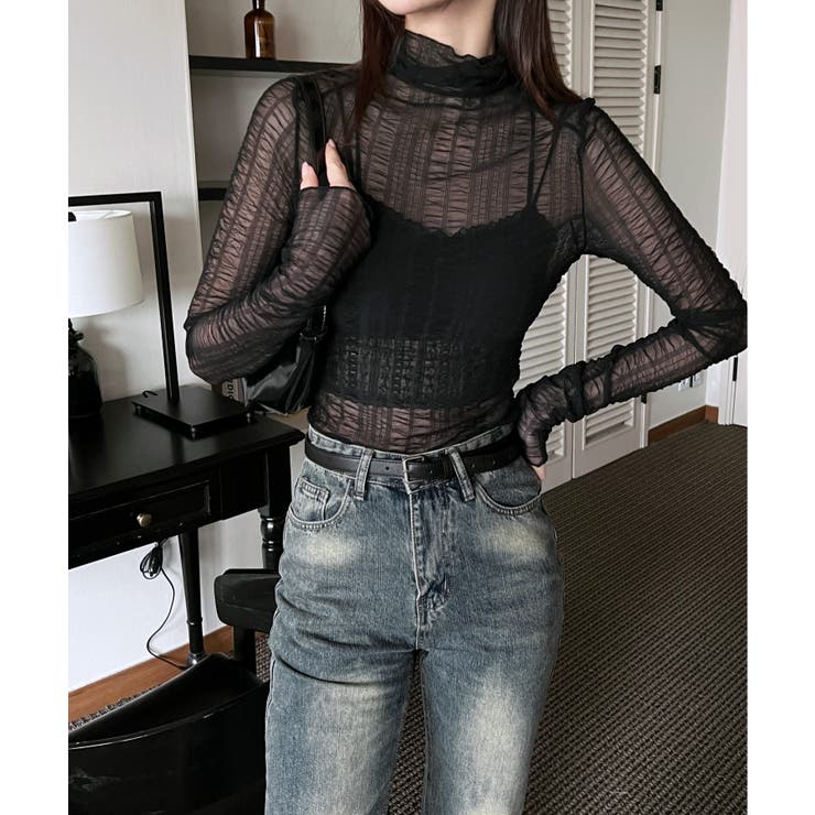 ロマンチックシアータートルネック | by muni:r | 詳細画像58 