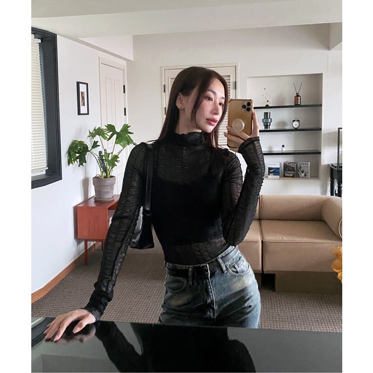 ロマンチックシアータートルネック | by muni:r | 詳細画像61 