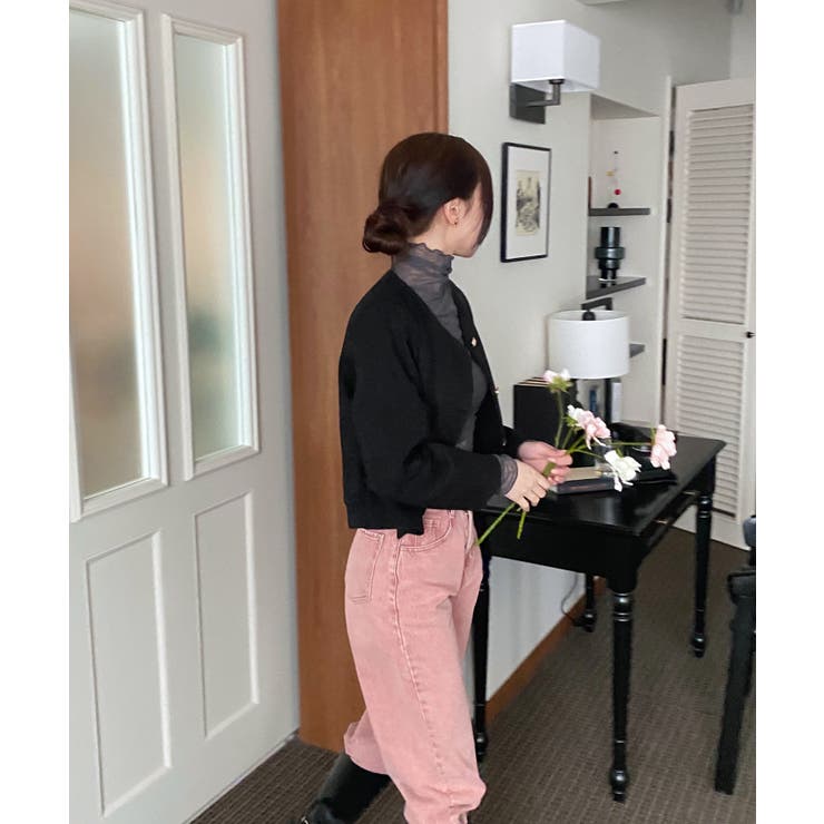 ゴールドボタンラウンドツイードジャケット | by muni:r | 詳細画像32 