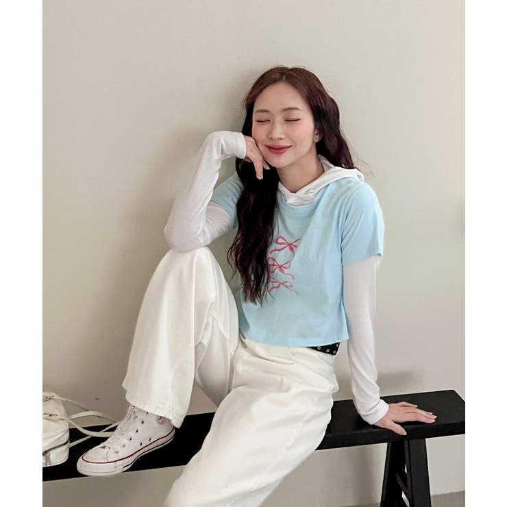 バックポイントワイドデニムパンツ | by muni:r | 詳細画像13 