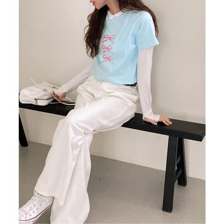 バックポイントワイドデニムパンツ | by muni:r | 詳細画像15 