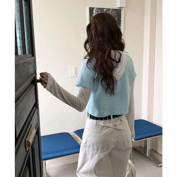 バックポイントワイドデニムパンツ | by muni:r | 詳細画像19 