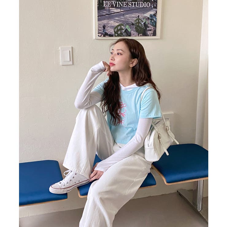 バックポイントワイドデニムパンツ | by muni:r | 詳細画像23 