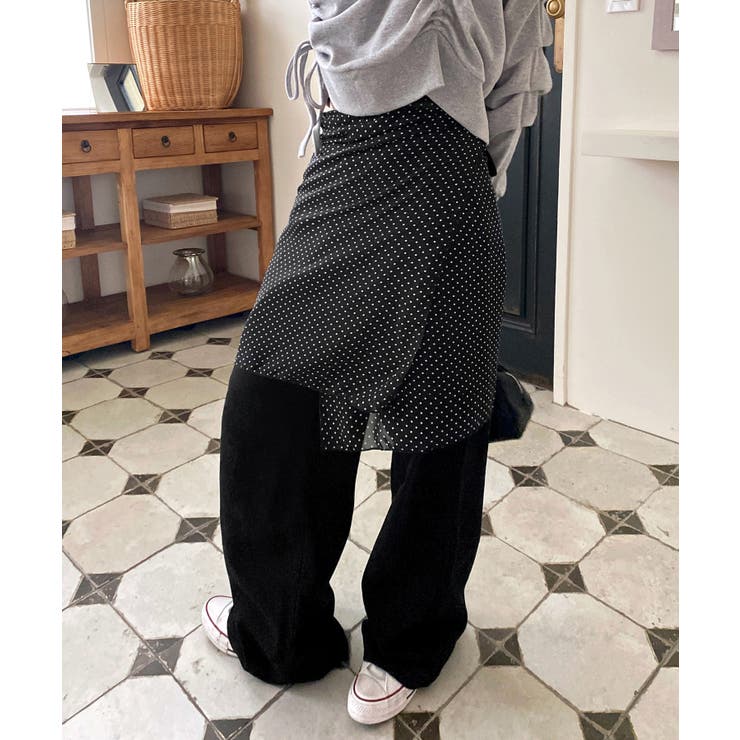 バックポイントワイドデニムパンツ | by muni:r | 詳細画像28 