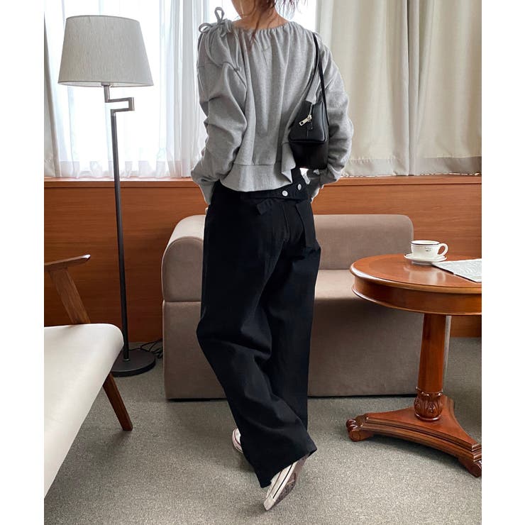 バックポイントワイドデニムパンツ | by muni:r | 詳細画像36 