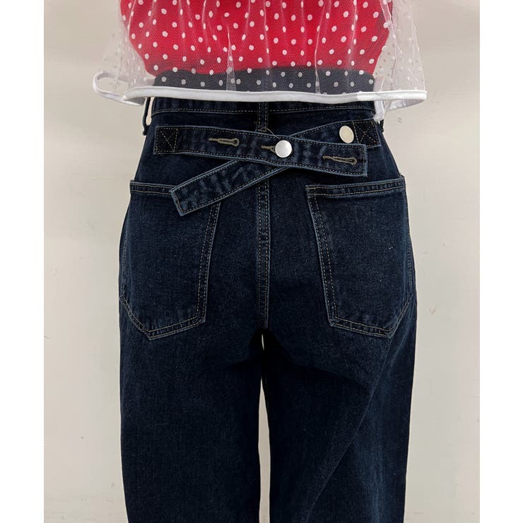 バックポイントワイドデニムパンツ | by muni:r | 詳細画像38 