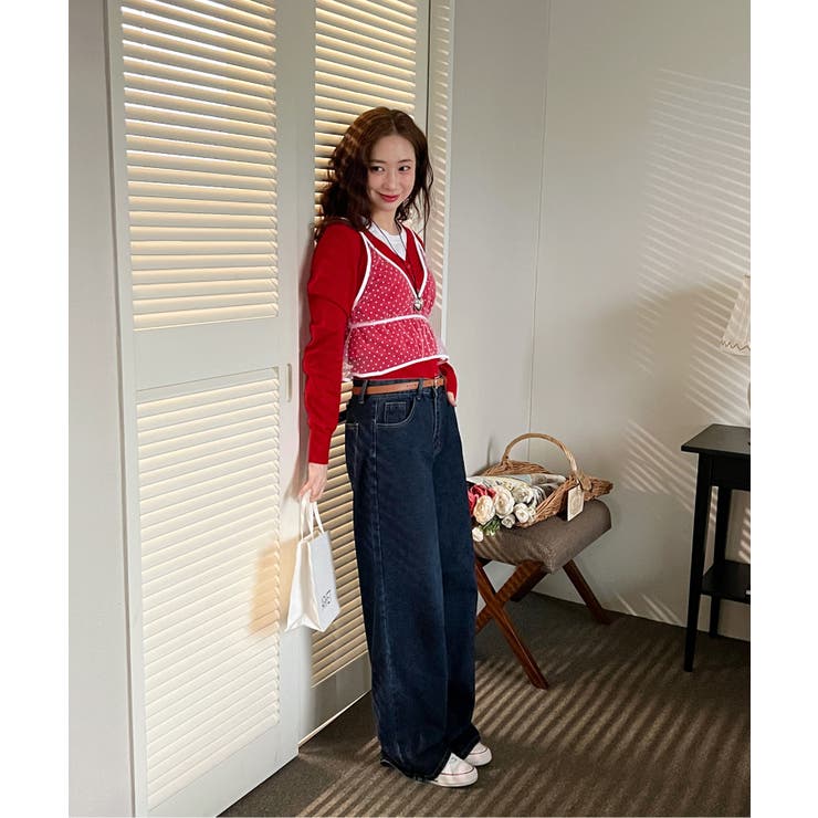 バックポイントワイドデニムパンツ | by muni:r | 詳細画像39 