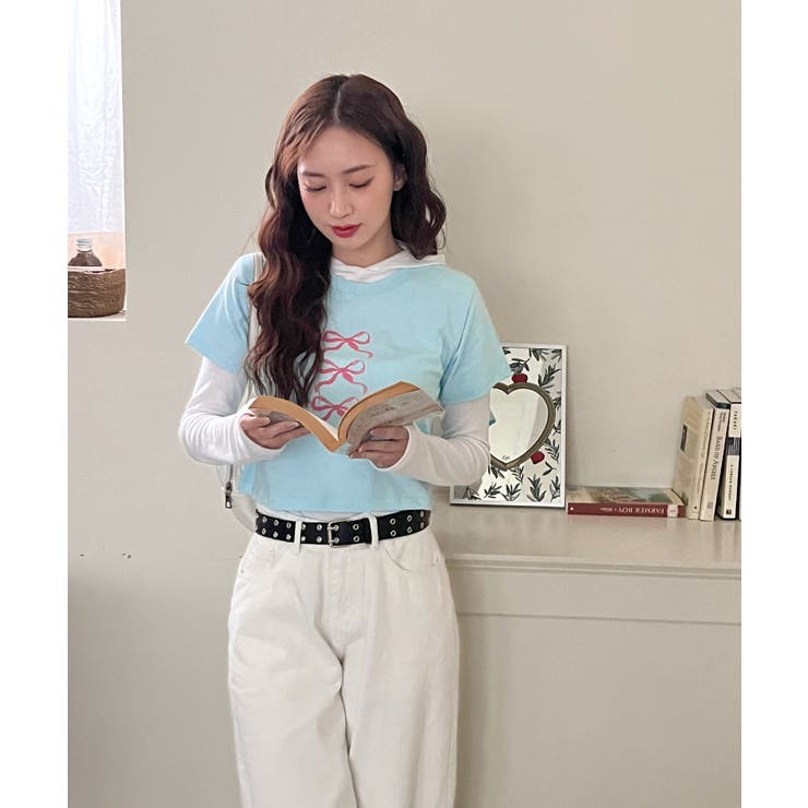 バックポイントワイドデニムパンツ | by muni:r | 詳細画像4 