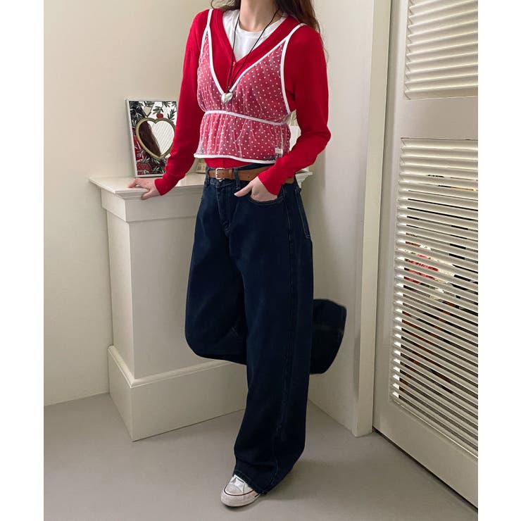 バックポイントワイドデニムパンツ | by muni:r | 詳細画像40 