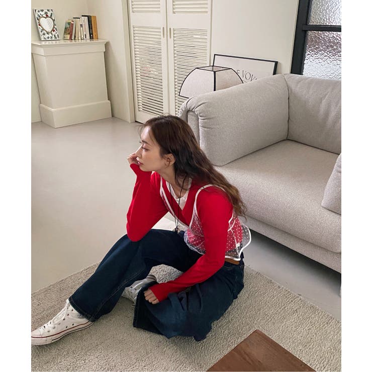 バックポイントワイドデニムパンツ | by muni:r | 詳細画像43 