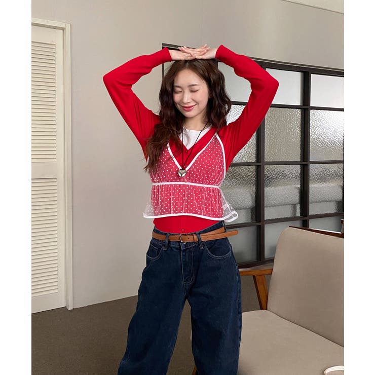 バックポイントワイドデニムパンツ | by muni:r | 詳細画像49 