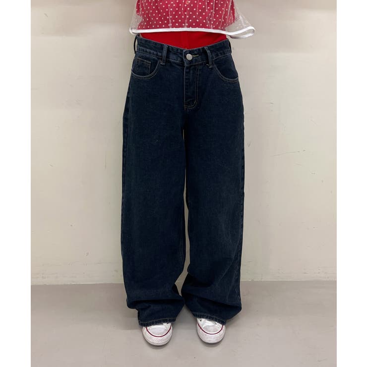 バックポイントワイドデニムパンツ | by muni:r | 詳細画像54 