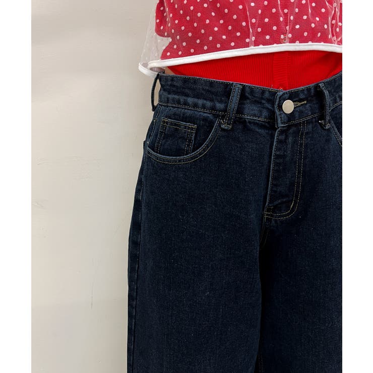 バックポイントワイドデニムパンツ | by muni:r | 詳細画像55 