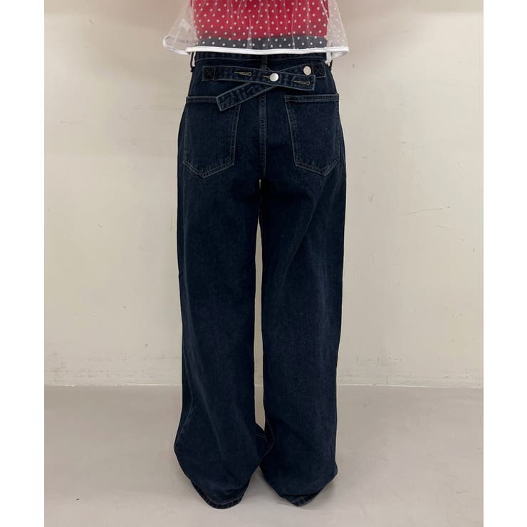 バックポイントワイドデニムパンツ | by muni:r | 詳細画像56 