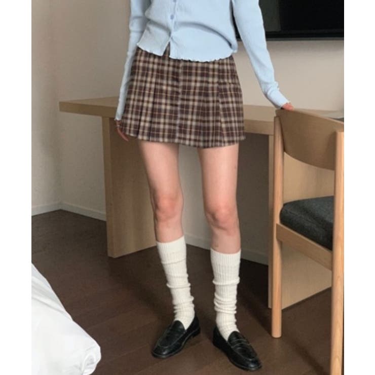 希少✨バーバリー　プリーツスカート キュロット M ブルーチェック　ホースロゴ Burberry キュロット◎ノバチェック バーバリーホース プリーツ